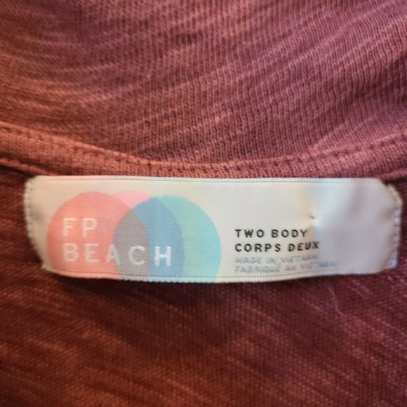 Free People Beach Two Body Corps Deux Cowl Neck Sweater Size M/L Oversized - Picture 3 of 8